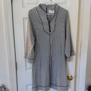 Tuckernuck Black and White Gingham Shift Dress